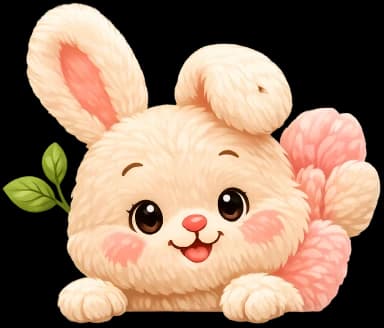 Fluffy woodland friend peeking