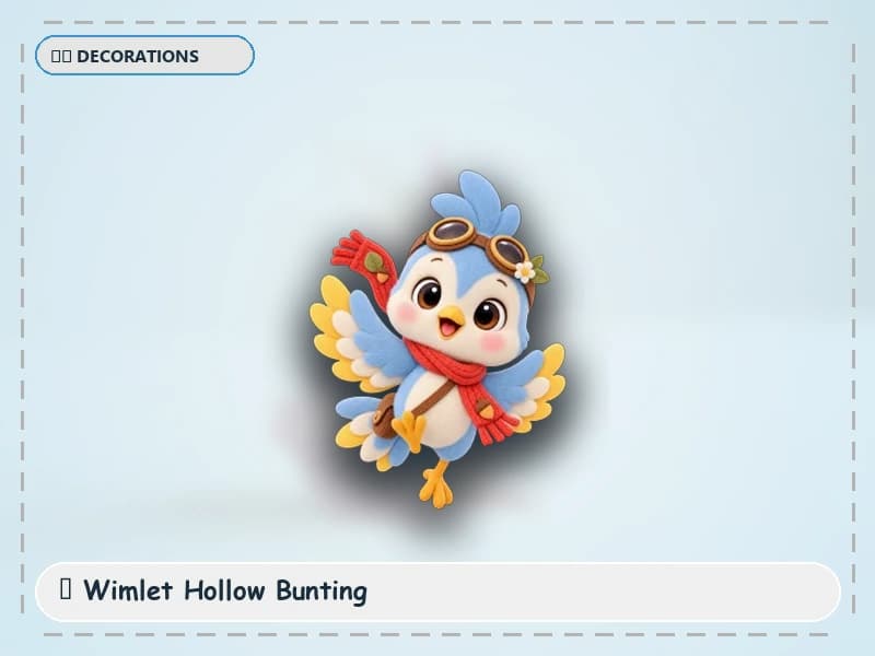 Wimlet Hollow bunting and party decorations