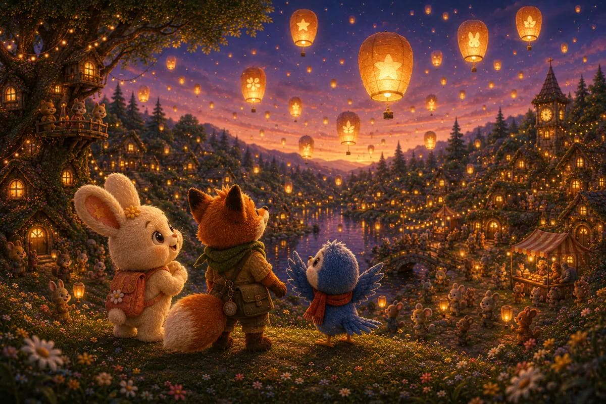 The Lantern Festival cover illustration
